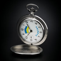 Taschenuhr Ukraine UKRAINA - Bohdan Chmelnyzkyj Handaufzug MOLNIJA 3602