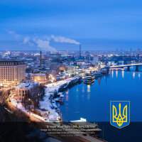 Taschenuhr Ukraine UKRAINA - Bohdan Chmelnyzkyj Handaufzug MOLNIJA 3602