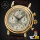 Poljot 3133 EUROPA 2000 Chronograph Landkarte NOS Komplettset Russische Uhr