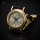Poljot 3133 EUROPA 2000 Chronograph Landkarte NOS Komplettset Russische Uhr